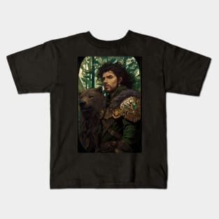 Beast Master Ranger. DnD. Baldurs gate 3. Kids T-Shirt